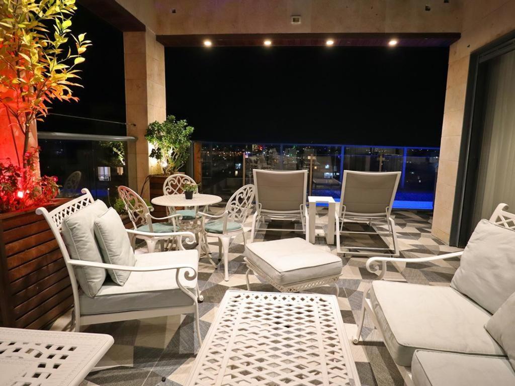 Luxury Rooftop Apartment In Netanya Bagian luar foto