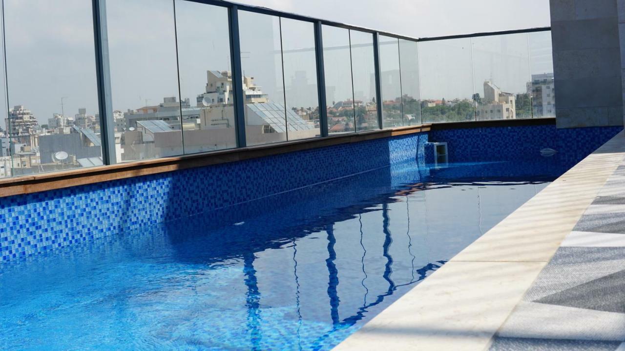 Luxury Rooftop Apartment In Netanya Bagian luar foto